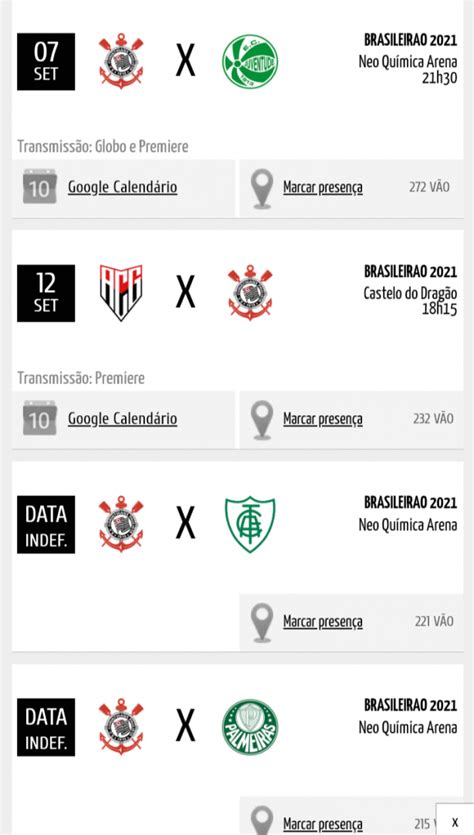 proximos jogos corinthians brasileirão 2023
